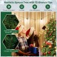 6/7.5 Feet Pre-Lit Artificial Christmas Tree with 11 Modes and Metal Stand