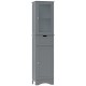 Tall Floor Storage Cabinet with 2 Doors and 1 Drawer for Bathroom