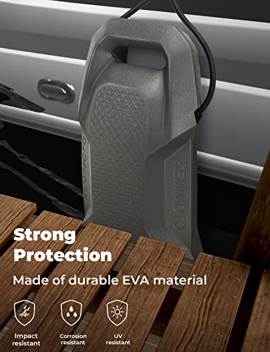 KEMIMOTO Boat Dock Bumpers 2 Pack – Durable Foam Fenders with Reinforced Ropes for 15-25 ft Boats