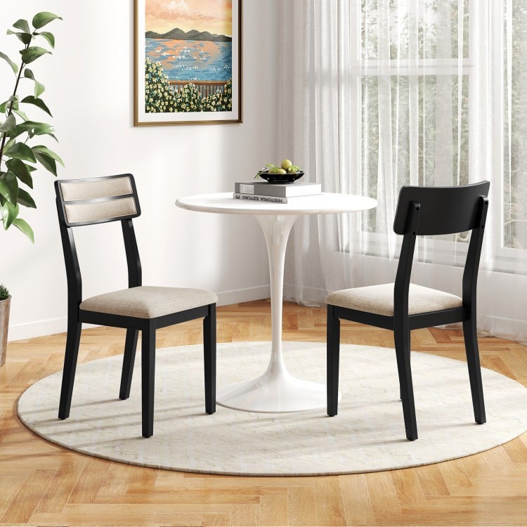 Modern Dining Chairs Set of 2 with Tilt Backrest for Dining Room