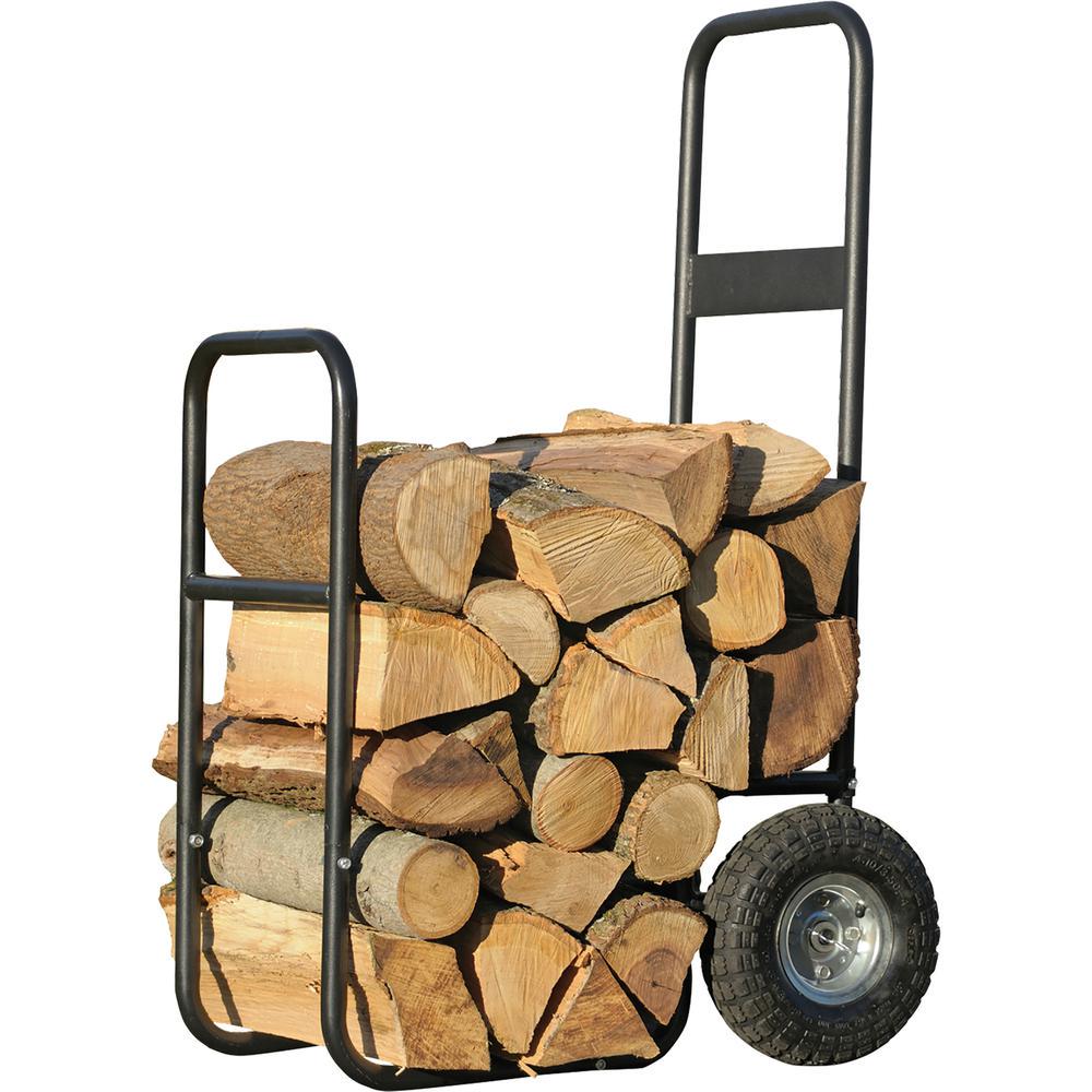 ShelterLogic Haul It Log Cart, Premium Steel Frame, Heavy-Duty, Pneumatic Tires, Firewood Transport