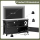 TV Stand Entertainment Center with Charging Station for TVs up to 50 Inch