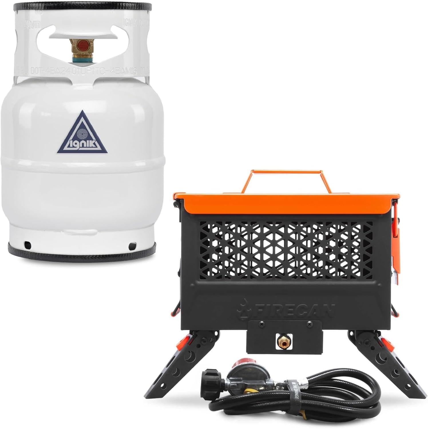 Gas Growler Standard 5lb + FireCan Fire Pit