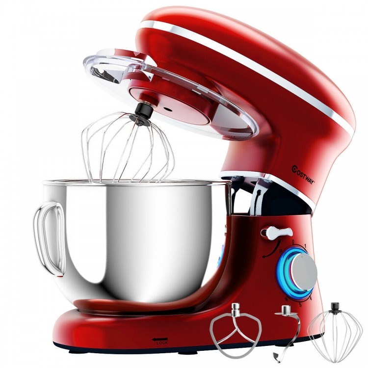 6.3 Quart Tilt-Head Food Stand Mixer 6 Speed 660W