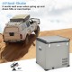 68 Quart Car Refrigerator with Compressor for DC 12/24V and AC 100-240V