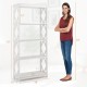 5-Tier Modern Freestanding Bookcase with Open Shelves