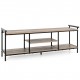 Industrial TV Stand for TVs up to 60 Inch with Storage Shelves