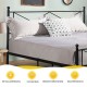 Full/Queen Size Metal Bed Frame Platform with Headboard