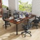 8 FT Conference Room Table Large Meeting Table Seats up to 10 People