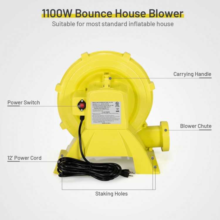 1100W Air Blower Inflatable Blower for Inflatable Bounce House