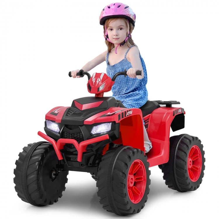 24V Kids Ride-On Electric ATV with Wireless Connection for Toddlers 3-8 Years Old