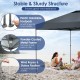10 x 10 Feet Foldable Outdoor Instant Pop-up Canopy with Carry Bag