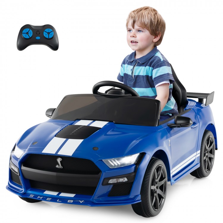 12V Licensed Ford Mustang Shelby GT500 Kids Ride on Car with Remote Control for Kids Aged 3-8