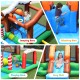 Kids Inflatable Bounce House Jumping Castle Slide Climber Bouncer with 550W Blower