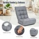 4-Position Adjustable Floor Chair Folding Lazy Sofa