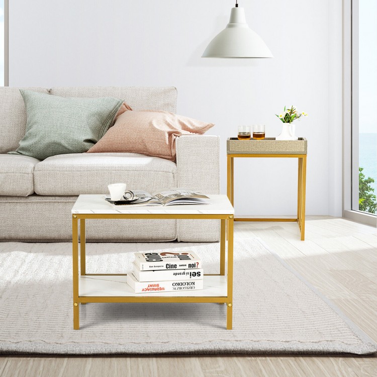 Nesting Coffee Table Set of 2 for Living Room