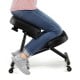 Adjustable Ergonomic Kneeling Chair with Upgraded Gas Spring Rod and Thick Foam Cushions