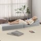 4-in-1 Convertible Folding Sofa Bed with High-Density Foam