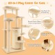 Multi-Level Cat Tree with 3-story Cat Condo