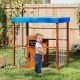 Kids Gas Station Playhouse with Gas Refueling Guns for Aged 3+