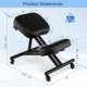 Adjustable Ergonomic Kneeling Chair with Upgraded Gas Spring Rod and Thick Foam Cushions