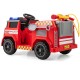12V Ride on Fire Truck Powered Car with Water Gun and Interphone