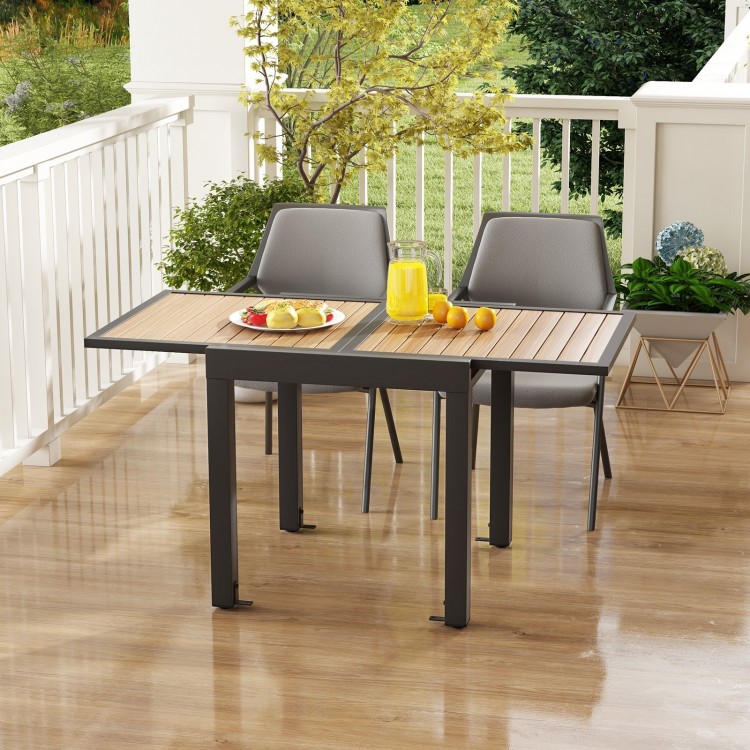 31.5-63 Inches Extendable Patio Table for 4-6 People