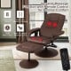 360°Swivel Massage Recliner Chair with Ottoman