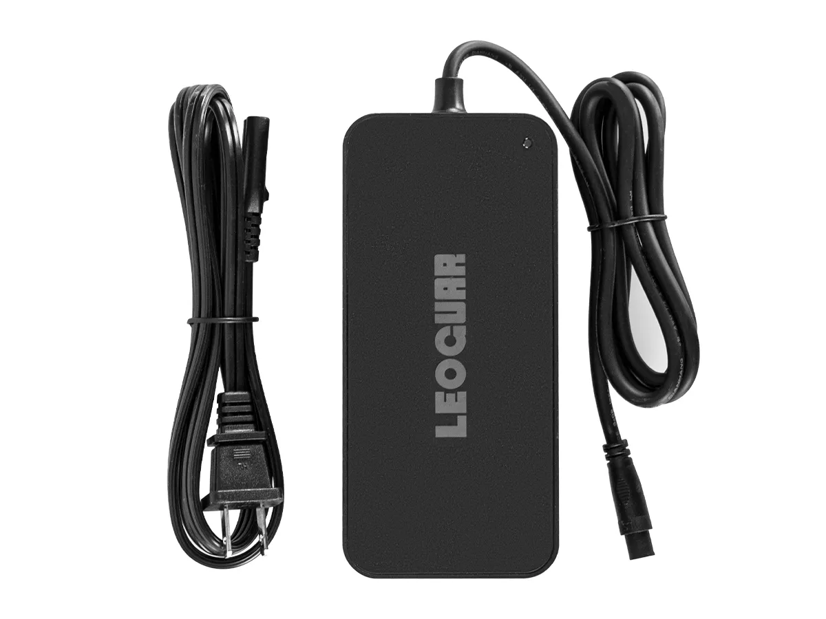 Leoguar E-Bike Smart Charger, 3A UL Certified, Fast & Safe Charging for Extended Battery Life