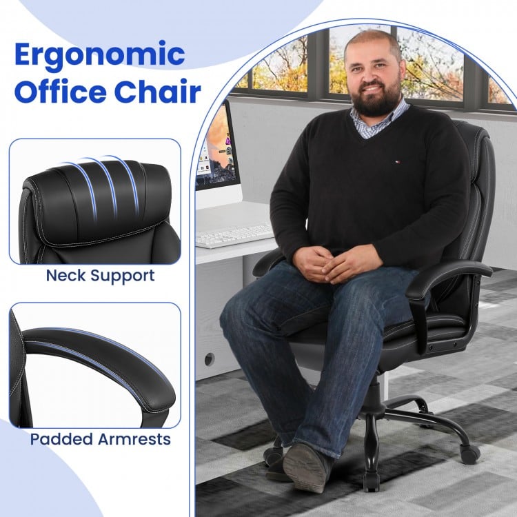 Massage Executive Office Chair with 6 Vibrating Points