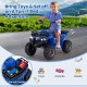 6V Kids Ride On Electric ATV with LED Headlights and MP3 Player