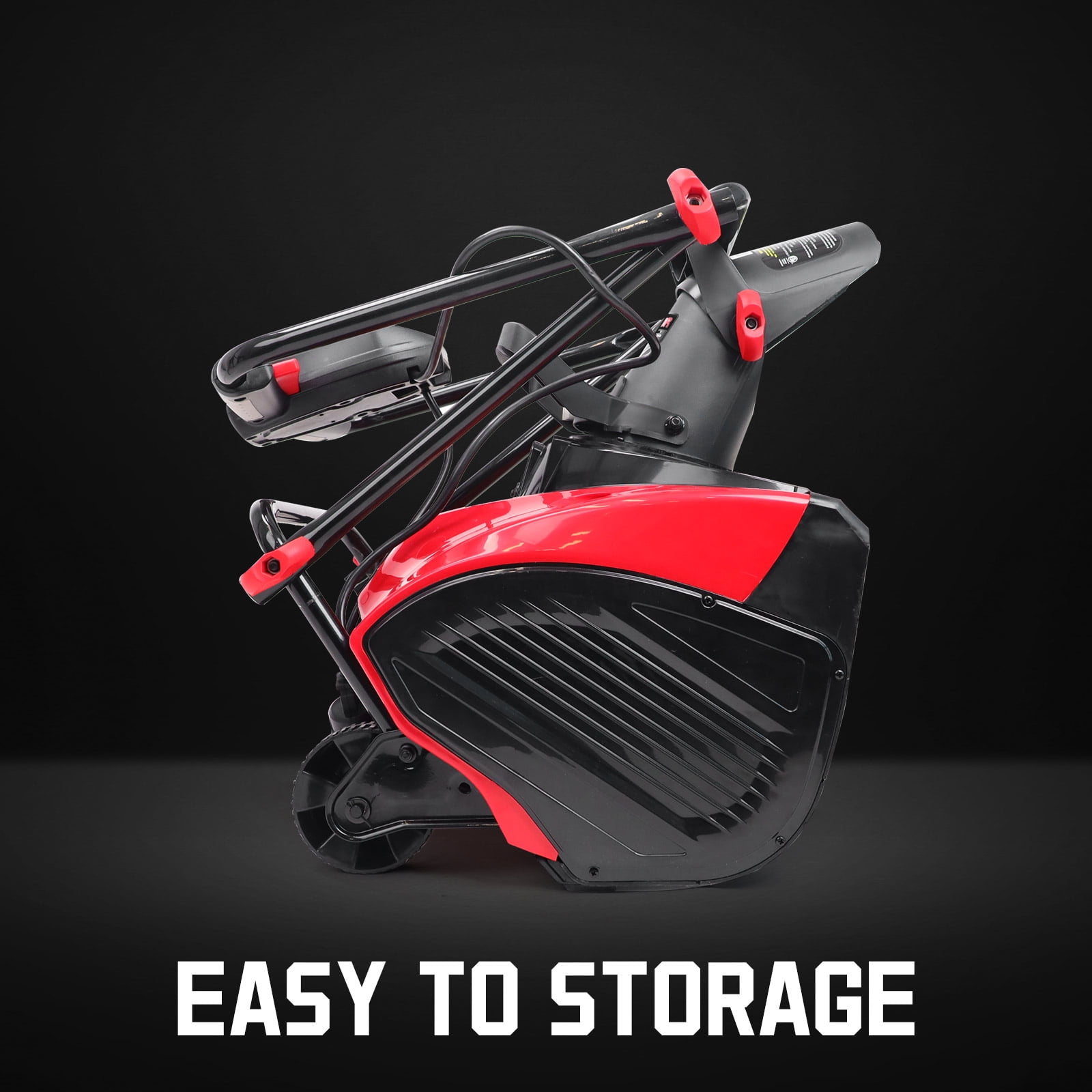 PowerSmart 18′′ Corded Electric Snow Blower, 15-Amp Motor, Lightweight, 180° Adjustable Chute