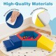 3-Piece Baby Foam Climbing Blocks Climb and Crawl Set with 100 Ocean Balls