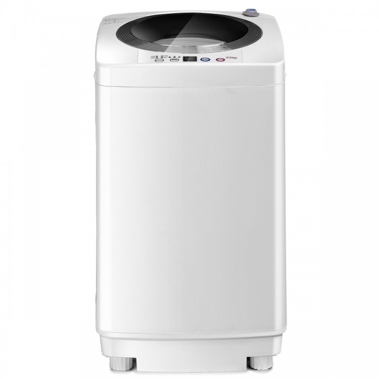 Portable 7.7 lbs Automatic Laundry Washing Machine with Drain Pump