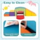 6 Pieces Foam Climbing Blocks Soft Play Climbing for Toddlers with Tunnel
