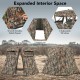 360° One Way See Through Ground Hunting Blind for Deer and Turkey Hunting