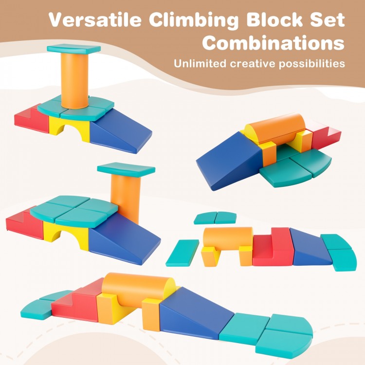 10-Piece Foam Climbing Toys for Toddlers