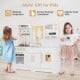 Pretend Play Kitchen for Kids with Coffee Maker