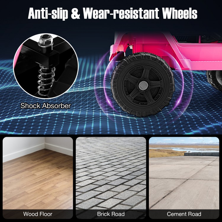 12V Kids Ride On Truck with Remote Control and Headlights