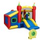 7-in-1 Kids Inflatable Bounce House with Ocean Balls and 480W Blower