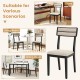 Modern Dining Chairs Set of 2 with Tilt Backrest for Dining Room