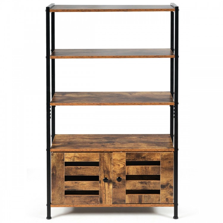 Industrial Storage Shelf with 2 Shutter Doors