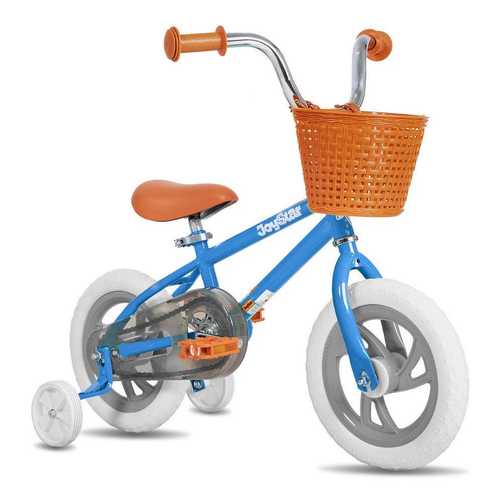 JOYSTAR Starlet 12′′ Kids Bike for 2-4 Year Olds, Steel Frame, EVA Wheels, Training Wheels, Basket, Pink