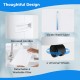 Dehumidifier with Auto Drain or Manual Drainage for Home Basement