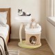 Cat Tree Small Cat Tower with 2 Removable and Washable Perches