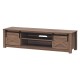 Wooden TV Stand with Sliding Barn Door for TVs up to 65 Inch