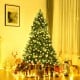 7/7.5/8 Feet Pre-lit Artificial Natural Christmas Tree with LED Lights
