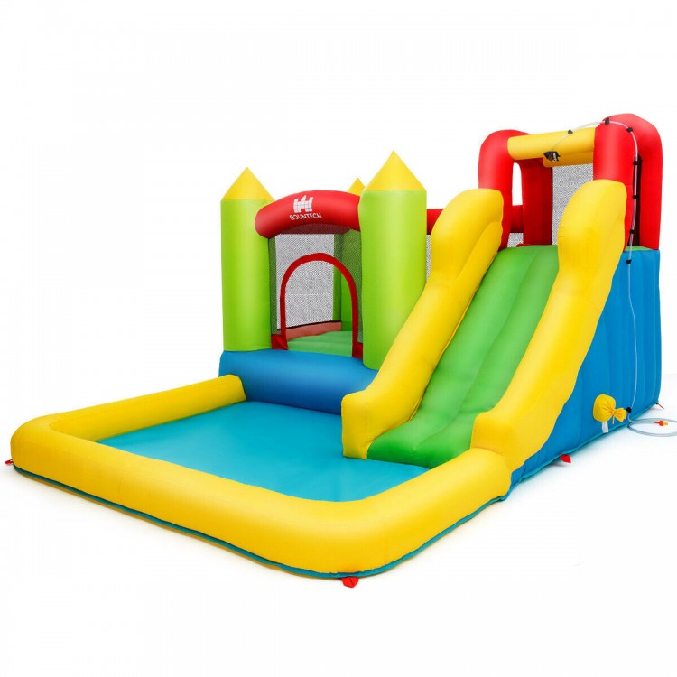 Outdoor Inflatable Bounce House with 480 W Blower