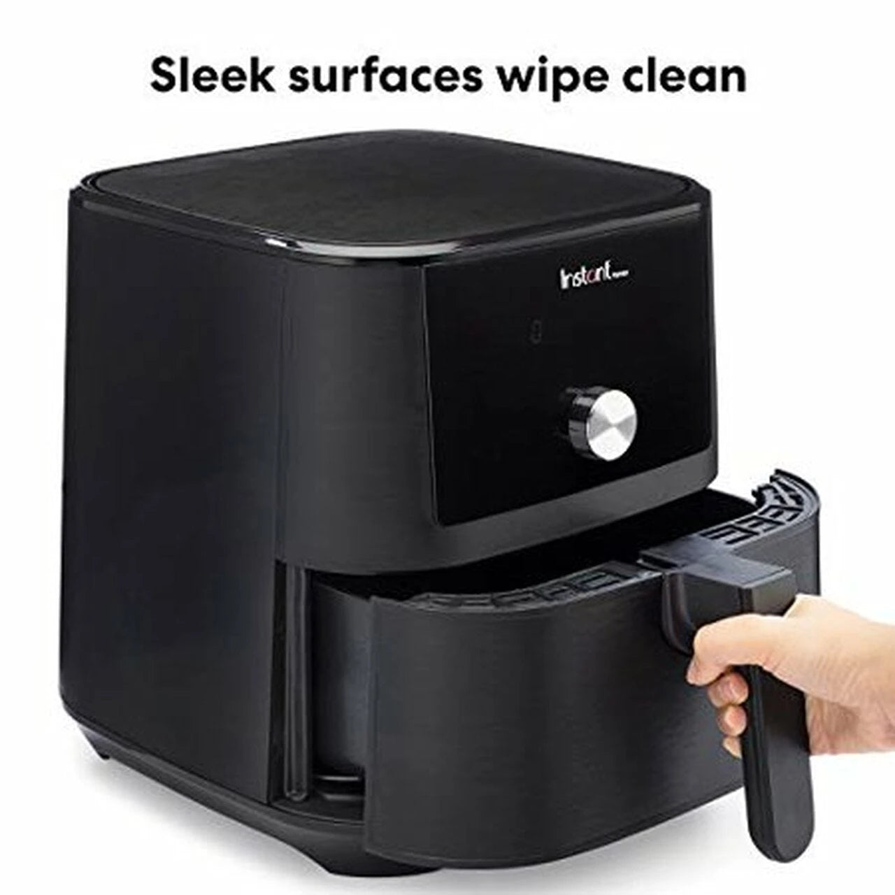 Instant Pot Vortex 6-Quart 4-in-1 Air Fryer, Black – Fries, Roasts, Bakes & Reheats