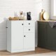 2-Door Free-standing Kitchen Sideboard with Adjustable Shelves